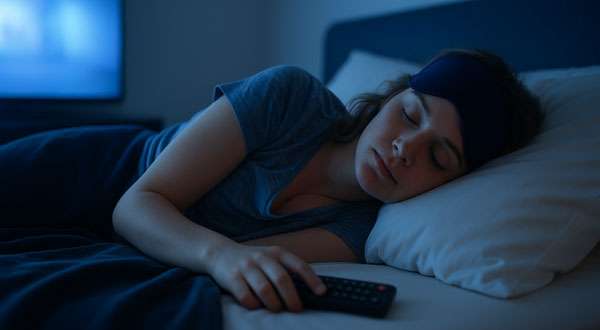 خوابیدن با تلویزیون روشن