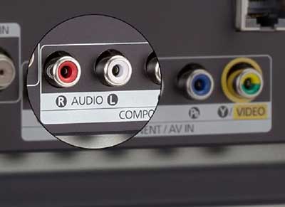 ورودی‌های صدای RCA